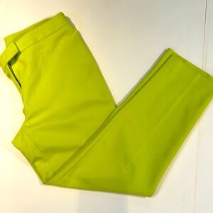 Ann Klein lime green pants. Dry clean only